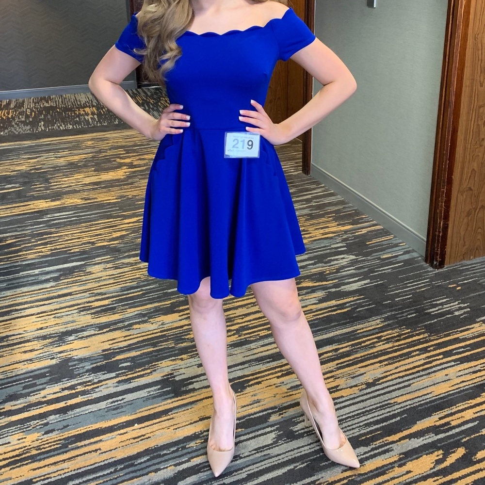 Royal Blue Cocktail/Interview Dress - Juniors Size 9